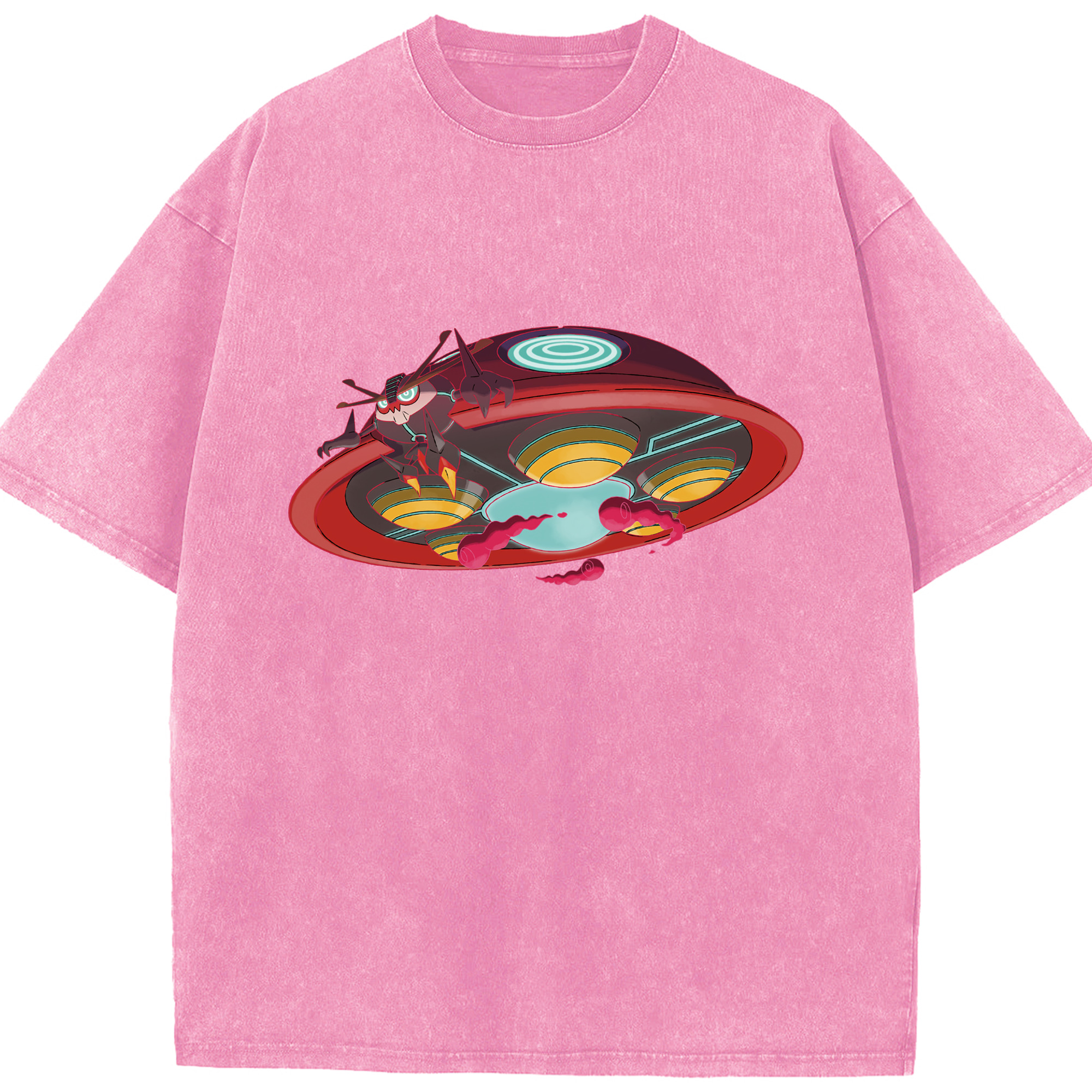 （画像用） ポケットモンスター Pokémon 綿100% ヴィンテージ風 半袖Tシャツ（フロントプリント）
